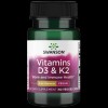 Swanson Vitamin D3 & K2 - 2,000 IU & 75 mcg - 60 Vegetable Capsules