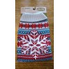 LAKE & TRAIL SNOWFLAKE DOG APPAREL SWEATER CHRISTMAS MEDIUM M