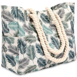 Beach Bag Large Tote Bags for Women - Beach Bags Waterproof Sandproof - Color: Tie-dye