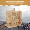 Bird's Wood Shack Gothic Mansion Model Kit - 3D Wooden