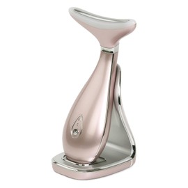 VRAIKO LILY Neck Face Massager Face Shaper Skin Rejuvenation Device with Thermo, Triple Action LED and Vibration, for Anti-Ageing, Lifting and Firming Saggy Skin (Rose Gold)
