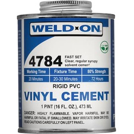 SCIGRIP IPS Weld-On #4784 Adhesive (Pint) with Applicator Bottle and Needle