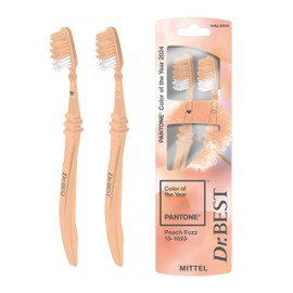 Dr.BEST Color of the Year Edition, Medium (Pack of 2) for thorough cleaning right down to the interdental spaces