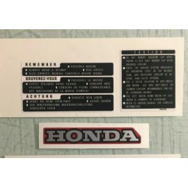 Blue Honda 1985 85 ATC ATC250R  Headlight Decals 250R ATC 2pc Set H263 H264