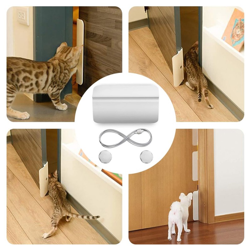 Pet Door Opener,Cat Private Handle,Automatic Gate Opener,Automatic Lockable Gate Tool,for