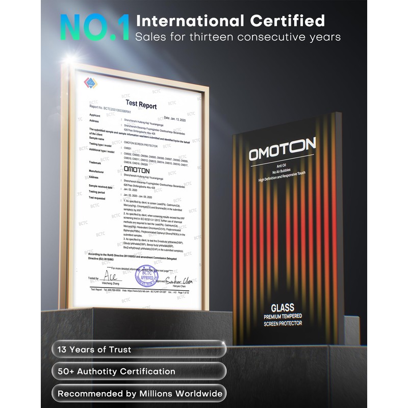 OMOTON Screen Protector for 2022-2025 Bolt EV EUV 10.2 Inch