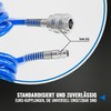Poppstar Spiral Compressed Air Hose 5 m PU (5 mm