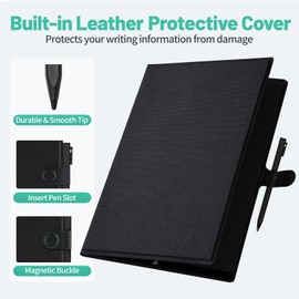LCD Writing Tablet for Adults: 11.5 Inch with Leather Case Reusable Digital Notepad Portable Use for Office Study Teaching