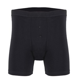 P&S Healthcare's Men's Padded Boxer Short - Black- 300mls Absorbency - Washable and Reusable Incontinence Boxer for Men (XSmall (28-30" Waist))