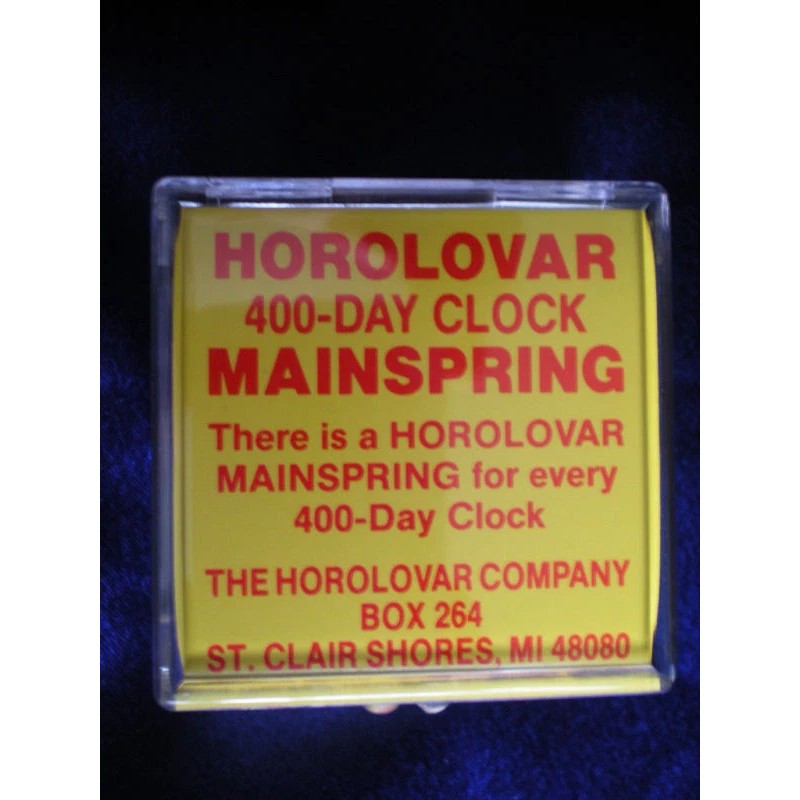 Horolovar 18x38 Mainspring For 400 Day / Anniversary Clocks With