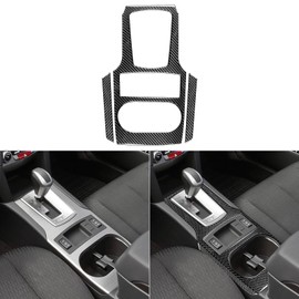 NVCNX Real Carbon Fiber Car Interior Accessories Compatible with Subaru Legacy Outback 2010 2011 2012 2013 2014 2.5i 3.6R Premium Limited Center Console Organizer Panel Cover Trim Decal Black 3PCs