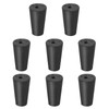 sourcing map Rubber Tapered Plug 10mm to 15mm Solid Test