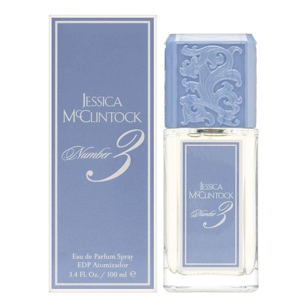 Jessica McClintock No. 3 Eau de Parfum Spray for Women, 3.4 Ounce