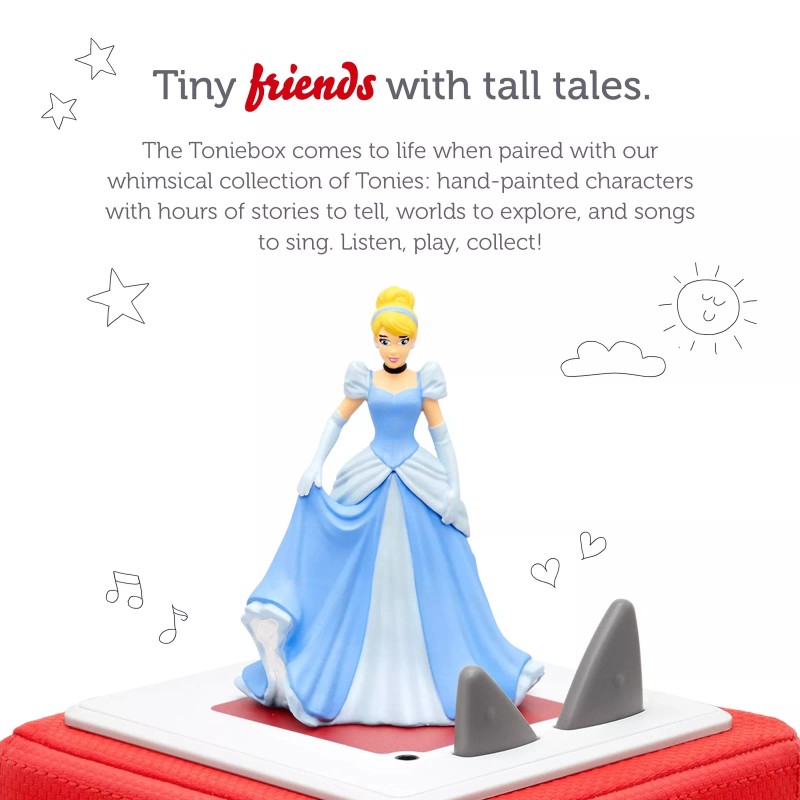 Tonies Cinderella Toniebox Character with Songs and Story for Kids