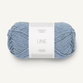 SANDNES GARN Line – Colour: Blå Hortensia (6032) – 50 g / Approx. 110 m Wool