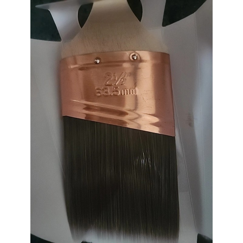 LINZER BEST PROFESSIONAL 2.5" ANGLE OVAL ALL PAINTS PAINT BRUSH