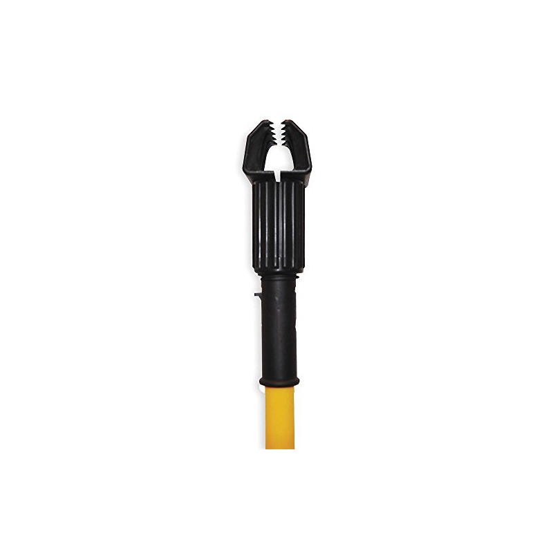 Tough Guy Wet Mop Handle,60 in L,Yellow 1NFF4-1 Each