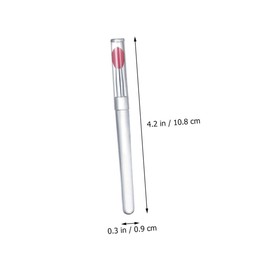 FOMIYES 2sets Professional Makeup Brushes Set Lip and Eye Shadow Applicators 4pcs*2