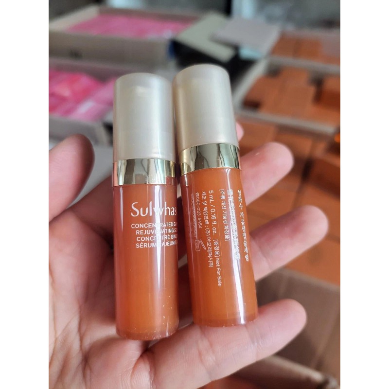 2024 New Sulwhasoo Concentrated Ginseng Rejuvenating Serum 5ml X 5