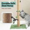 Pomesea Cat Scratching Post, 34'' Tall Cat Scratchers for Indoor
