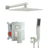 ShiureBath 10 Inch Shower Faucet Set, Rainfall Shower System with