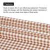 sourcing map 10 Pcs Flower Wrapping Paper Amber Brown 22.8"x22.8"