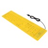 Foldable Silicone Keyboard 108 Keys Silicone Foldable USB Wired Waterproof