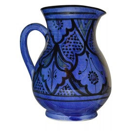 "Handmade" Moroccan Pitchers Sangria Handmade Ceramic Carafe Beverage Dispenser Jar Cooler