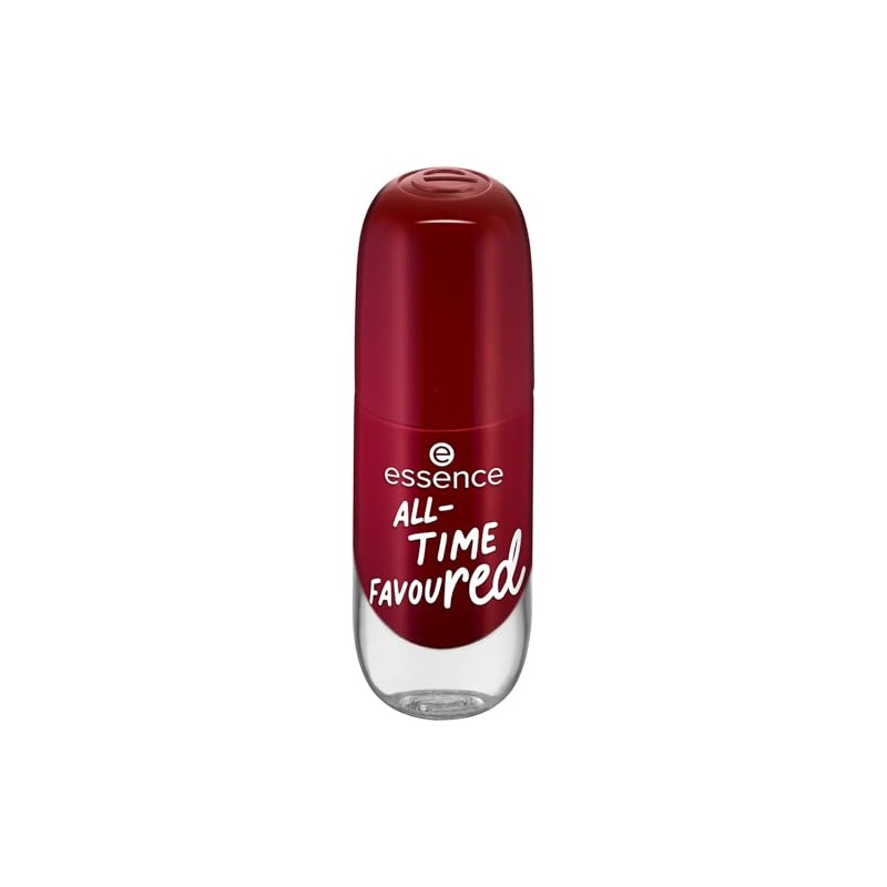 essence gel nail colour, nail polish, no. 14, red, long-lasting,