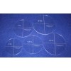 TCR Templates 5 Piece Circle Set 4",4,5", 5", 5.5", 6"