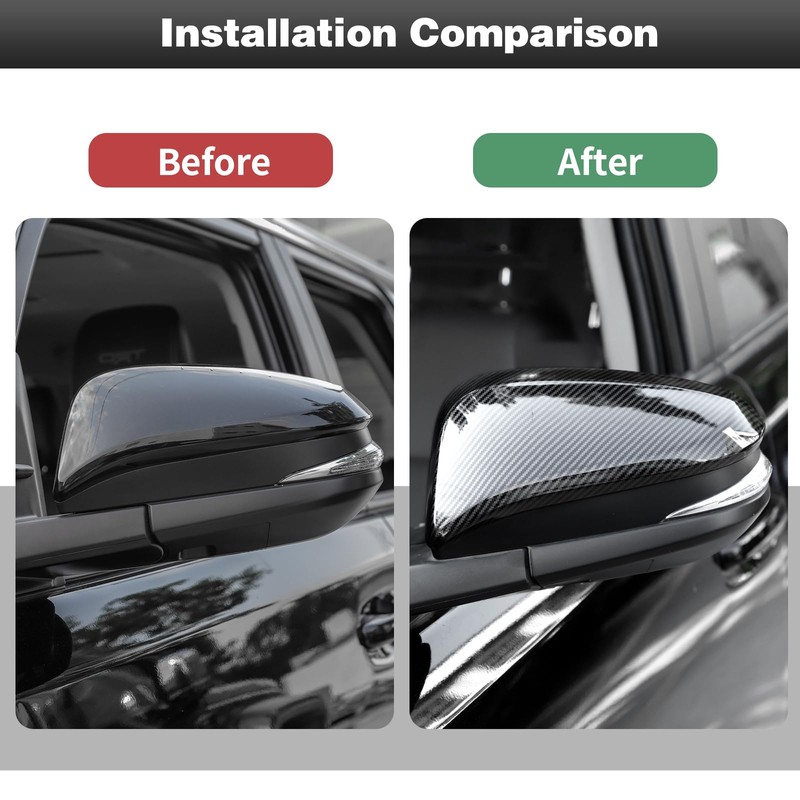 CheroCar for 4runner Side Mirror Covers Mirror Caps Compatible with