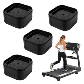 Tuieert Treadmill Incline Riser Blocks 4Pcs, Stackable Non-Slip Walking Ramp Pads for Home Gym, Adjustable Height Leveler for Uphill Workout, Walking Treadmill