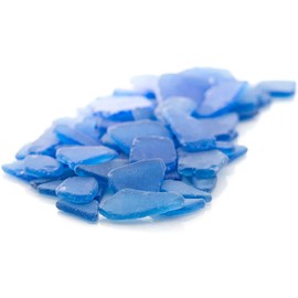 Nautical Crush Trading Sea Glass | Dark Blue Sea Glass Mix | 55 Ounces of Sea Glass for Art Crafts and Decor | Sea Glass Bulk