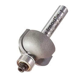 Trend 46/260X1/4TC Bearing Guided Cove Cutter 6.3mm Radius - Silver