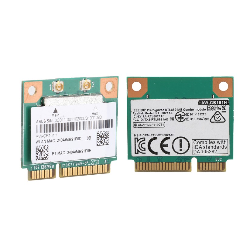 Wifi Module Mini PCIE 2.4/5.0GHz Bluetooth 4.0 AWCB161H 433Mbps 802.11a/B