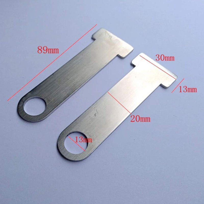 zalati Motorcycle Open/Full Buckle Fastener Bar 2pcs Metal Quick Release