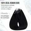 Hetto Extensiones Cabello Natural Negro Jet 18in 50gramos