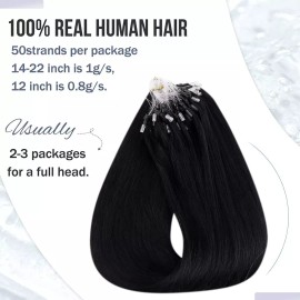 Hetto Extensiones Cabello Natural Negro Jet 18in 50gramos