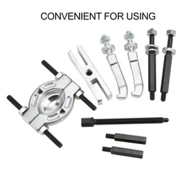 9PCS Bearing Separator Puller Set, Wheel Bearing Removal Kit Wheel Hub Puller Tool Bearing Separator Splitter, Heavy Duty Pinion Puller Portable Tool Metal Splitter Hub Axle Set