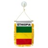 Country of Ethiopia (Plain) 4"x6" Mini Window Banner Flag