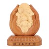 Wooden Holy Family Figurine Statue Exquisite Delicate Durable Stable Beech