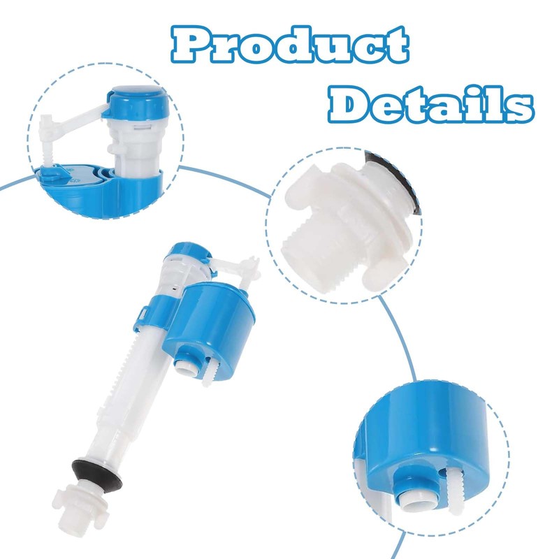 1 Pcs Toilet Fill Valve Bottom Entry, Can be Quickly