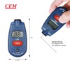 CEM Paint Thickness Gauge,Car Boat Coating Tester with Calibration Plates&Battery,Fe/NFe