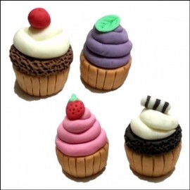 New Omul Creation Cupcake Soap (4 types per set of 10 individual pieces) Blueberry Cupcakes for 10