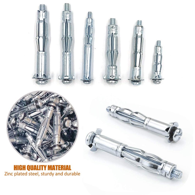 ISPINNER 20 tornillos de anclaje de pared M4 x 32