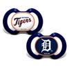 Baby Fanatics Det2000: Detroit Tigers Pacifier 2-Pack