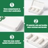 Small Pill Container, Travel Small Pill Case, 3 Pcs Portable