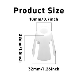 pson 5PCS Plastic Coil Claw Thread Spool Cone Holder Sewing Accessories for Industrial Sewing Machines Thread Stands(White)