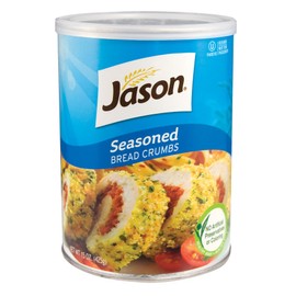 Jason Seasoned Bread Crumbs 15oz (2 Pack) In Resealable Container, No Artificial Preservatives or Colors