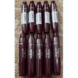 Revlon Lot of 10 Revlon Kiss Cushion Lip Tint Lipstick #290 Extra Violet- 0.15 fl oz